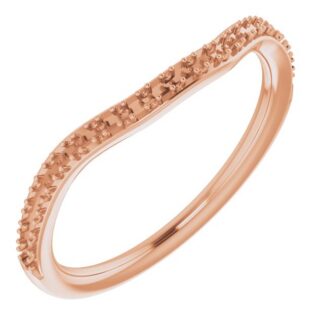 18K Rose Band Mounting