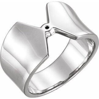 14K X1 White Peg Shank