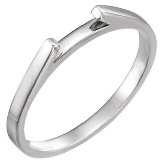 14K X1 White Matching Band