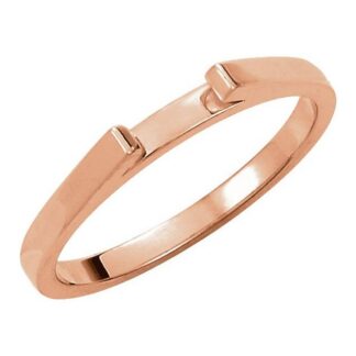 18K Rose Matching Band